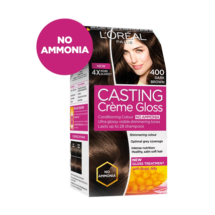 Loreal Paris Hair Colour Casting Creme Gloss Dark Brown 400